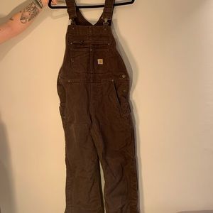 Women’s XS Carhartt Insulated Overalls in pristine condition!
